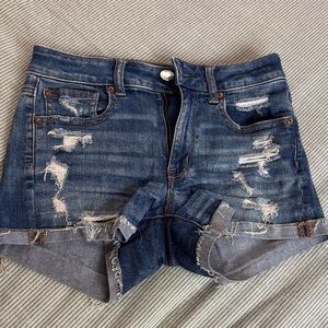American Eagle Distressed Denim Shorts